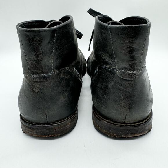 Fortress of Inca Anthro Leather Lace Up Chukka Desert Dress Ankle Boot Grey 11 - Picture 7 of 11